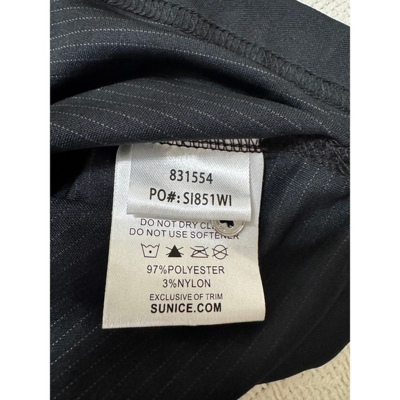 S Women's Sunice Silver Label Short Sleeve Polo Shirt Black XLarge - Picture 6 of 7